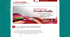 Desktop Screenshot of ecoli-canada.blogspot.com