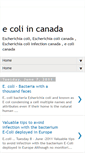 Mobile Screenshot of ecoli-canada.blogspot.com