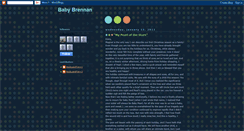 Desktop Screenshot of brennanbaby.blogspot.com