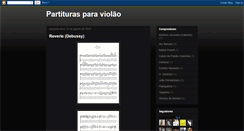 Desktop Screenshot of partiturasparaviolao.blogspot.com