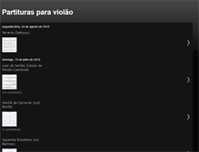 Tablet Screenshot of partiturasparaviolao.blogspot.com