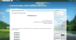 Desktop Screenshot of comunicadosalternattiva.blogspot.com