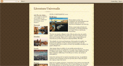Desktop Screenshot of literaturauniversalis.blogspot.com