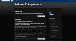 Desktop Screenshot of andrewsentrepreneural.blogspot.com