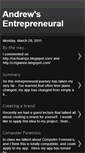 Mobile Screenshot of andrewsentrepreneural.blogspot.com
