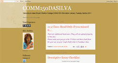 Desktop Screenshot of comm150dasilva.blogspot.com