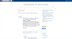 Desktop Screenshot of exerciseatdesk.blogspot.com