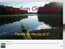 Tablet Screenshot of ckayaker.blogspot.com