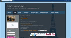 Desktop Screenshot of familytravelsonabudget.blogspot.com