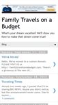 Mobile Screenshot of familytravelsonabudget.blogspot.com