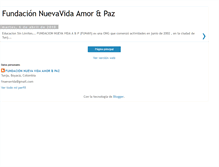 Tablet Screenshot of fnuevavida.blogspot.com