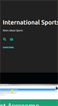 Mobile Screenshot of newsofsports-world.blogspot.com