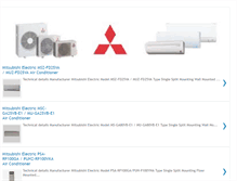 Tablet Screenshot of mitsubishi-airconditioner.blogspot.com