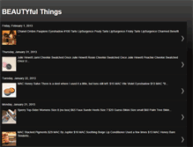Tablet Screenshot of beautyfulthings.blogspot.com