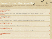Tablet Screenshot of characterbreakfast.blogspot.com