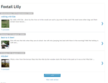 Tablet Screenshot of foxtaillilly.blogspot.com