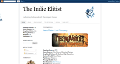 Desktop Screenshot of indie-elitist.blogspot.com