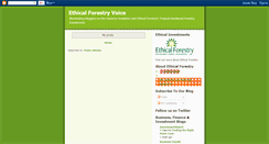 Desktop Screenshot of ethical-forestry.blogspot.com