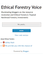 Mobile Screenshot of ethical-forestry.blogspot.com
