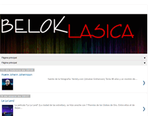 Tablet Screenshot of beloklasica.blogspot.com