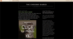 Desktop Screenshot of chocobodiaries.blogspot.com