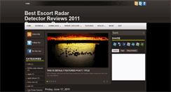 Desktop Screenshot of best-radar-detector-reviews.blogspot.com