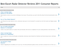 Tablet Screenshot of best-radar-detector-reviews.blogspot.com