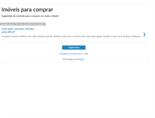 Tablet Screenshot of imoveis-para-comprar.blogspot.com