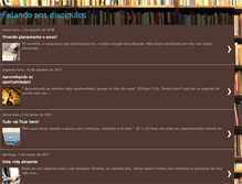 Tablet Screenshot of falandoaosdiscipulos.blogspot.com