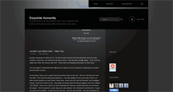 Desktop Screenshot of exquisitehumanity.blogspot.com