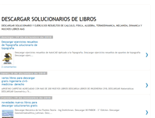 Tablet Screenshot of descargar-solucionarios.blogspot.com