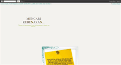 Desktop Screenshot of lovesunnahnobidaah.blogspot.com