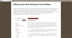 Desktop Screenshot of earlerainwaterfuneralhome.blogspot.com