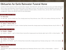 Tablet Screenshot of earlerainwaterfuneralhome.blogspot.com