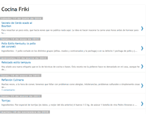 Tablet Screenshot of cocinafriki.blogspot.com