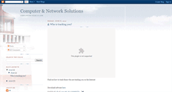 Desktop Screenshot of compnetsolutions.blogspot.com