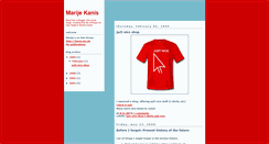 Desktop Screenshot of marijekanis.blogspot.com