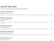 Tablet Screenshot of livesoftheirown.blogspot.com
