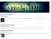 Tablet Screenshot of clandenstinethoughts.blogspot.com