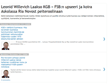 Tablet Screenshot of leonid-laakso.blogspot.com