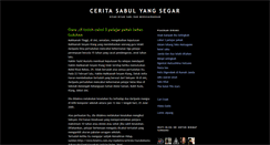 Desktop Screenshot of hotel-penuh-sabul.blogspot.com