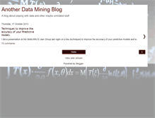 Tablet Screenshot of anotherdataminingblog.blogspot.com