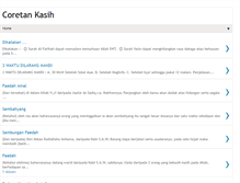 Tablet Screenshot of coretankasih-penawarhati.blogspot.com