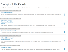 Tablet Screenshot of churchconcepts.blogspot.com