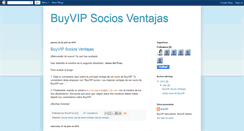 Desktop Screenshot of buyvip-socios-ventajas.blogspot.com