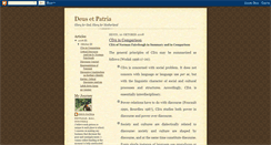 Desktop Screenshot of deus-patria.blogspot.com