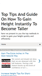 Mobile Screenshot of howtoheightgaintips.blogspot.com