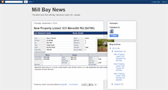 Desktop Screenshot of millbaynews.blogspot.com