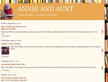 Tablet Screenshot of annieandaunt.blogspot.com