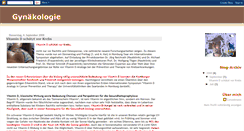 Desktop Screenshot of gynaekologie.blogspot.com